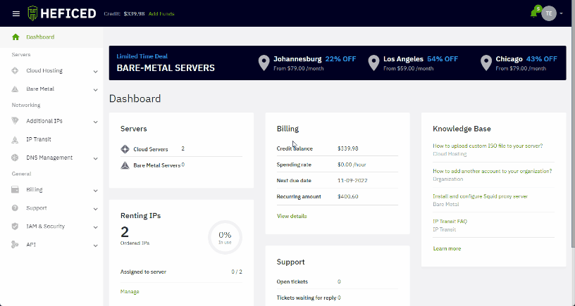 IP reservation steps