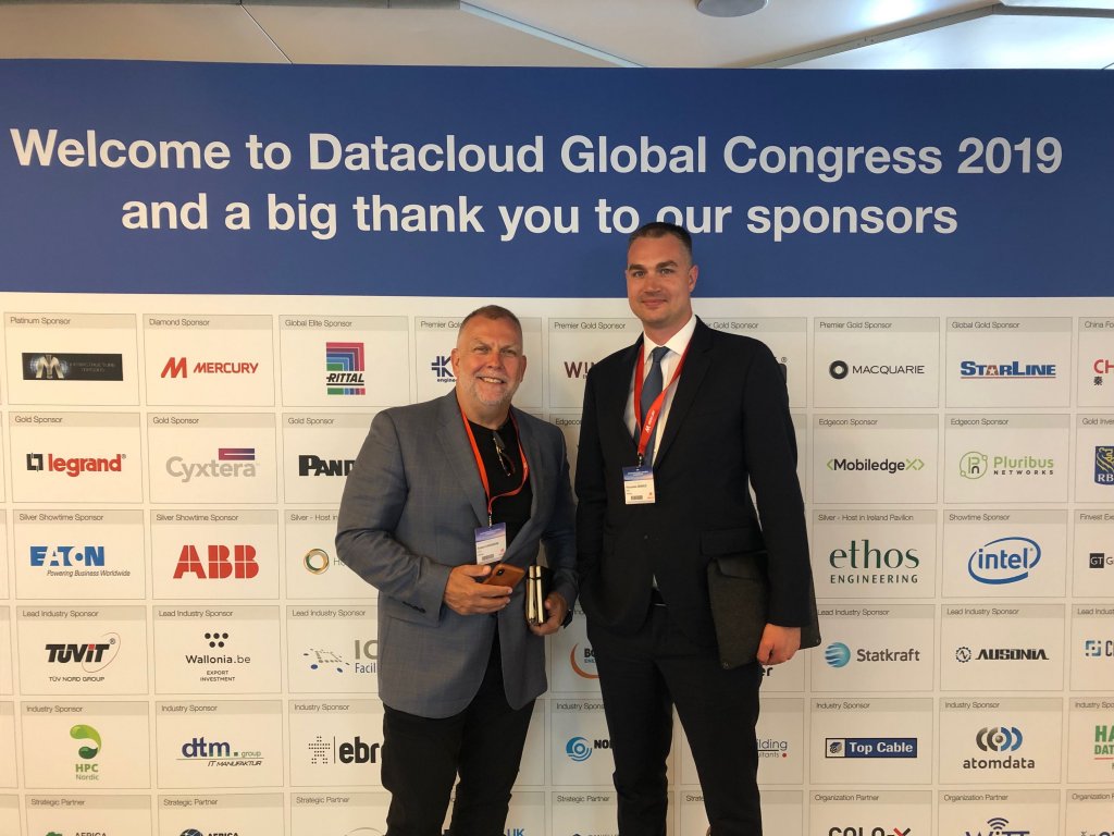 Vincentas Grinius at Datacloud Global Congress