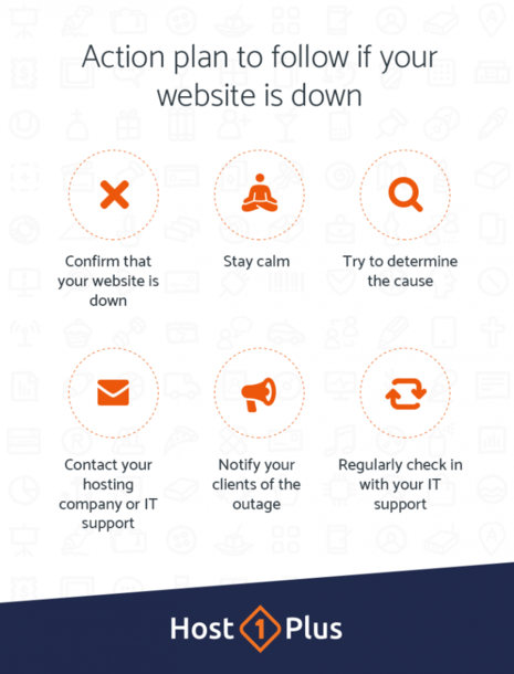 What to do if your website is down