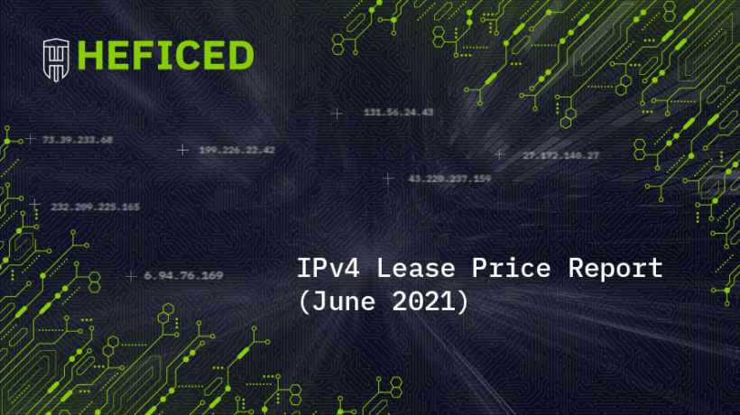 IPv4 Lease Price Report June