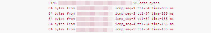 Command showing a successfully configured IPv6 that pings.